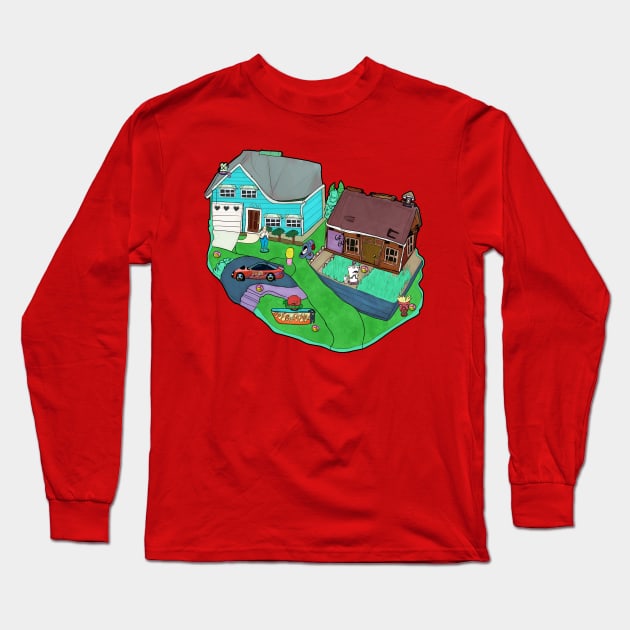 Aqua teen hunger force playset Long Sleeve T-Shirt by Flowersintheradiator